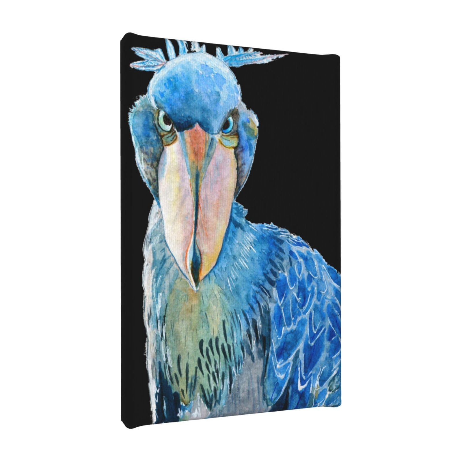 Amazon.co.jp: アートポスター フレーム 装飾画 鳥類 ハシビロコウ