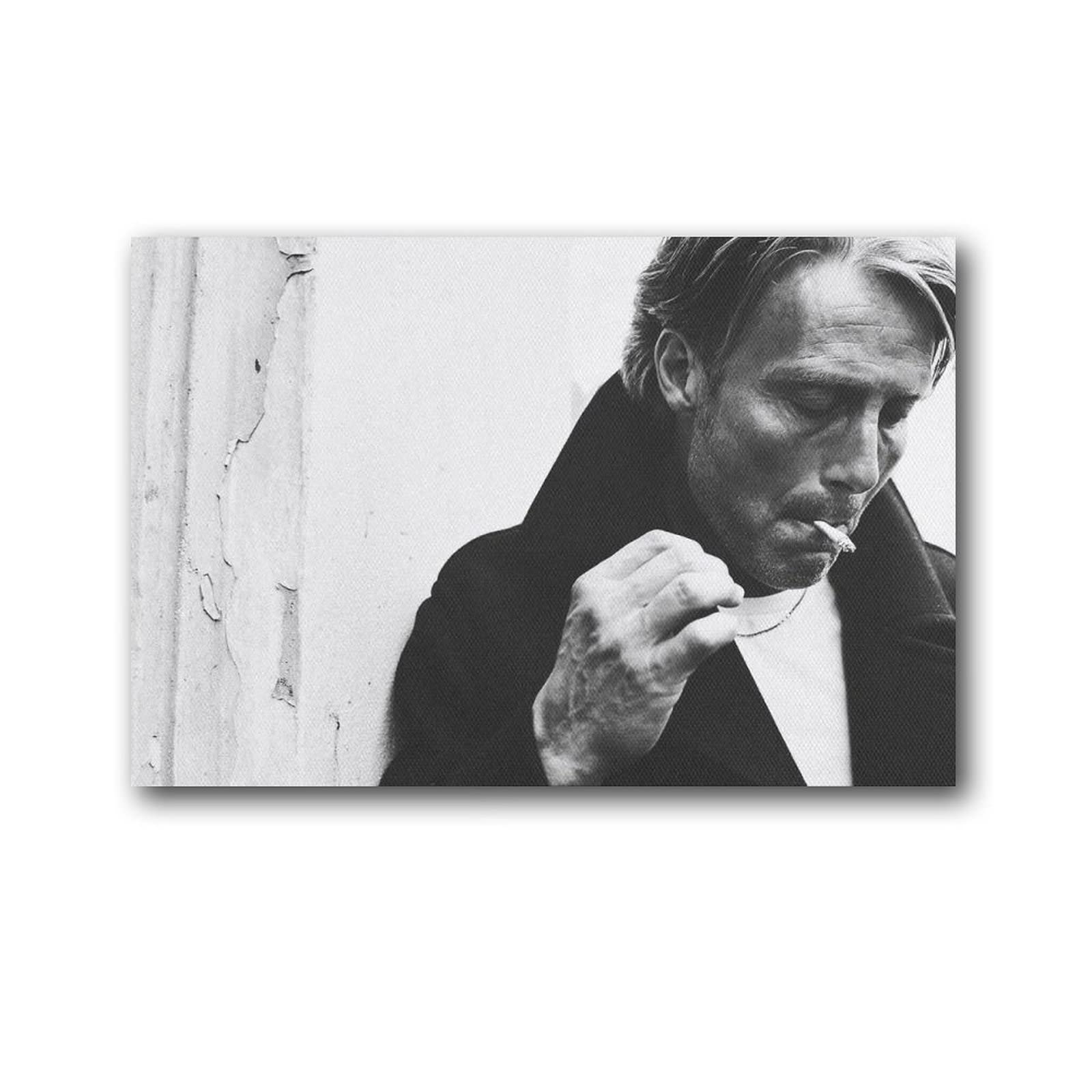 Amazon.co.jp: デンマークの俳優マッツ・ミケルセン写真ポスター 絵画