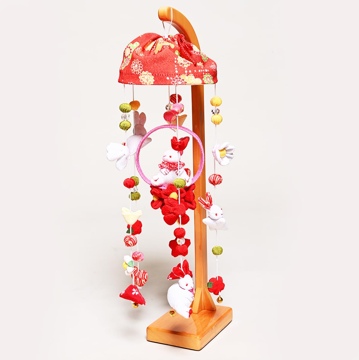 Amazon | 【人形の伏見屋】【雛人形】つるし雛 傘付春うらら・うさぎの