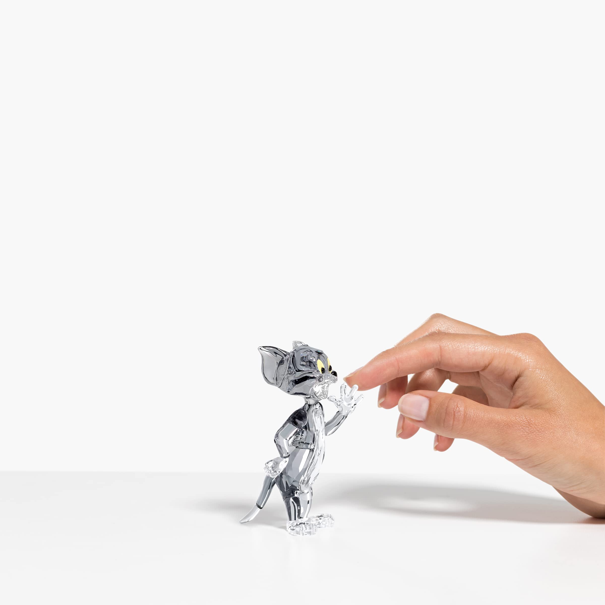 Amazon.com: Swarovski Tom & Jerry, Tom Crystal Figurine, Grey