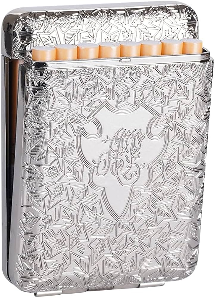 Amazon.com: Retro Metal Cigarette Case/Box Pocket Holder for 16pcs