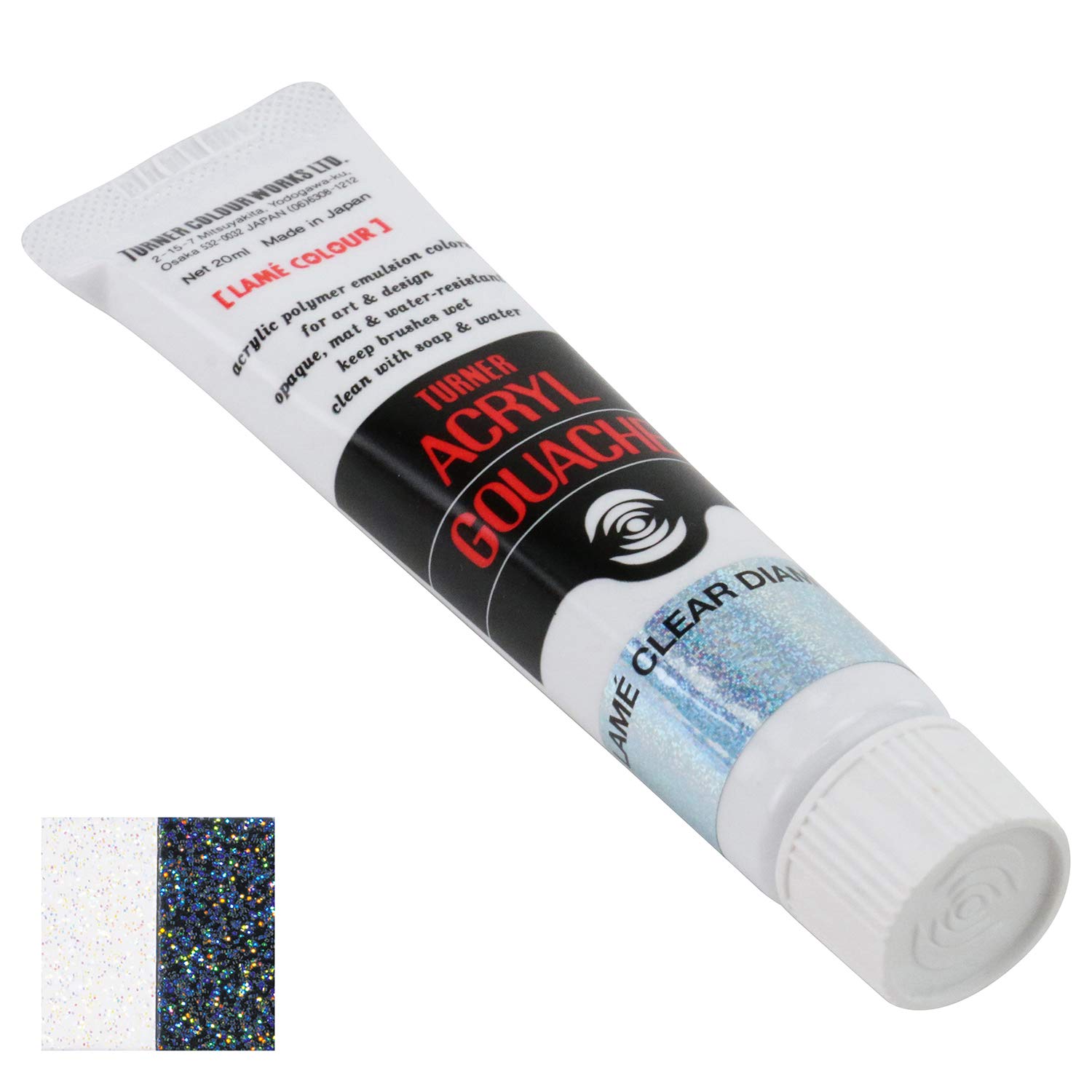Amazon | ターナー色彩(Turner Color) アクリルガッシュ ラメクリア