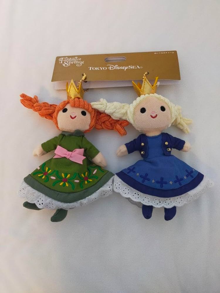 Amazon.co.jp: アナ エルサ ぬいぐるみチャーム ファンタジー