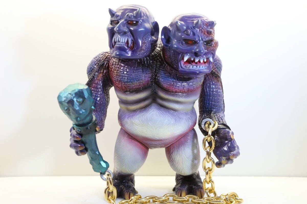 Amazon.co.jp: SX TOY 野蛮人 双頭巨人 ソフビ パープル 検：怪獣