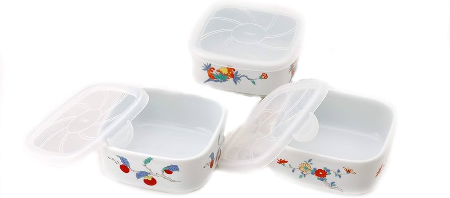 Amazon｜団陶器 小鉢 鉢 パック鉢 保存容器 作り置き 360ml 有田焼 柿