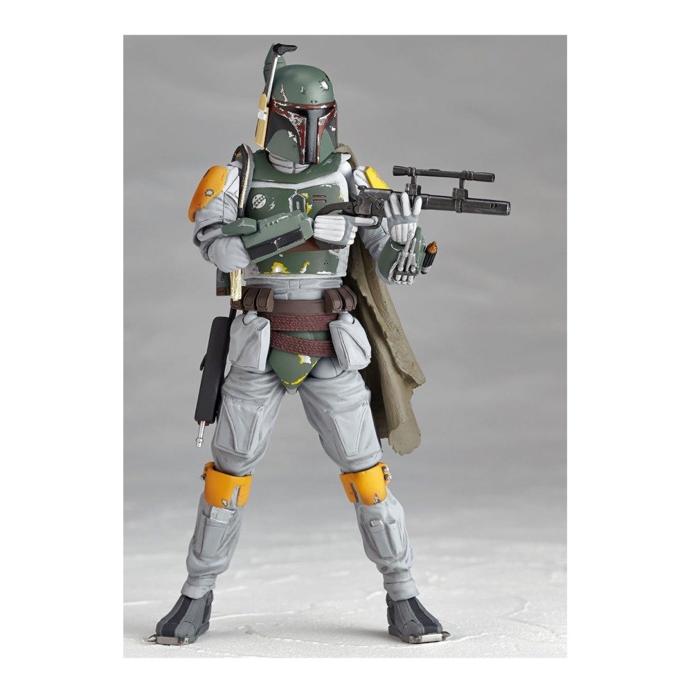 Amazon.com: Animewild Star Wars Revoltech Boba Fett Painted Action