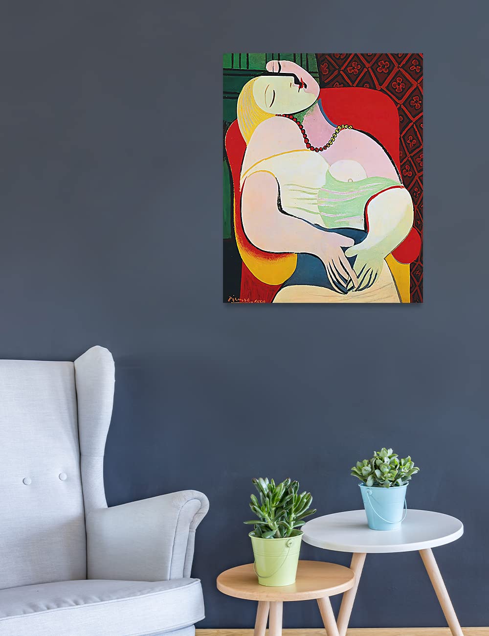 Amazon.com: IPIC - The Dream by Pablo Picasso Art reproduction