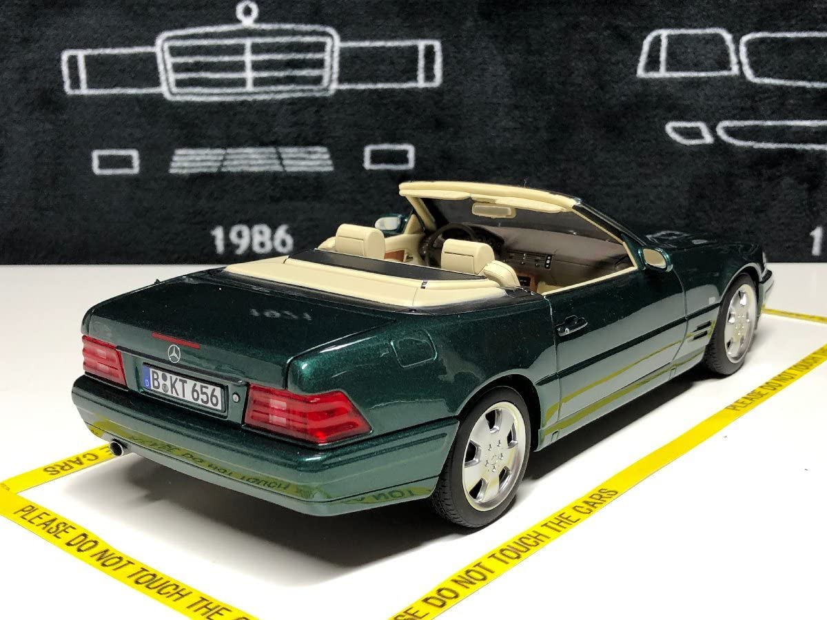 Amazon | norev 1/18 Mercedes Benz 500 SL R129 1999 darkgreen