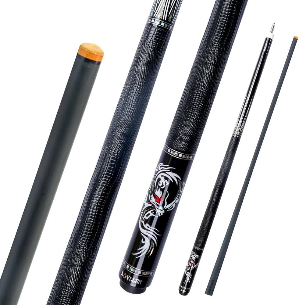Amazon.co.jp: KONLLEN カーボンファイバー プールキュー 147cm 12.5mm