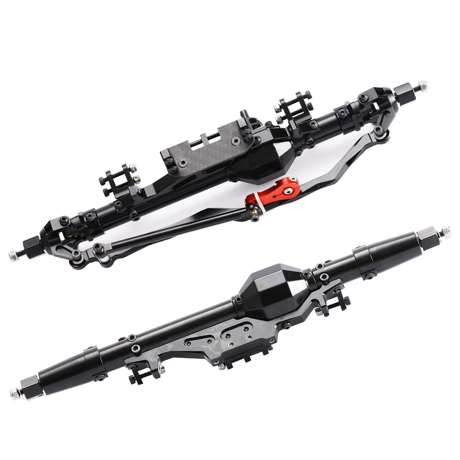 Amazon.com: RZXYL Aluminum Front and Rear Axle for 1/10 Axial