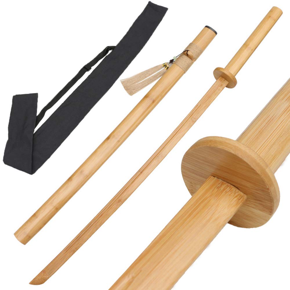 Amazon.co.jp: 竹刀 剣道 居合道 剣術 練習 舞台道具 木刀 模造刀