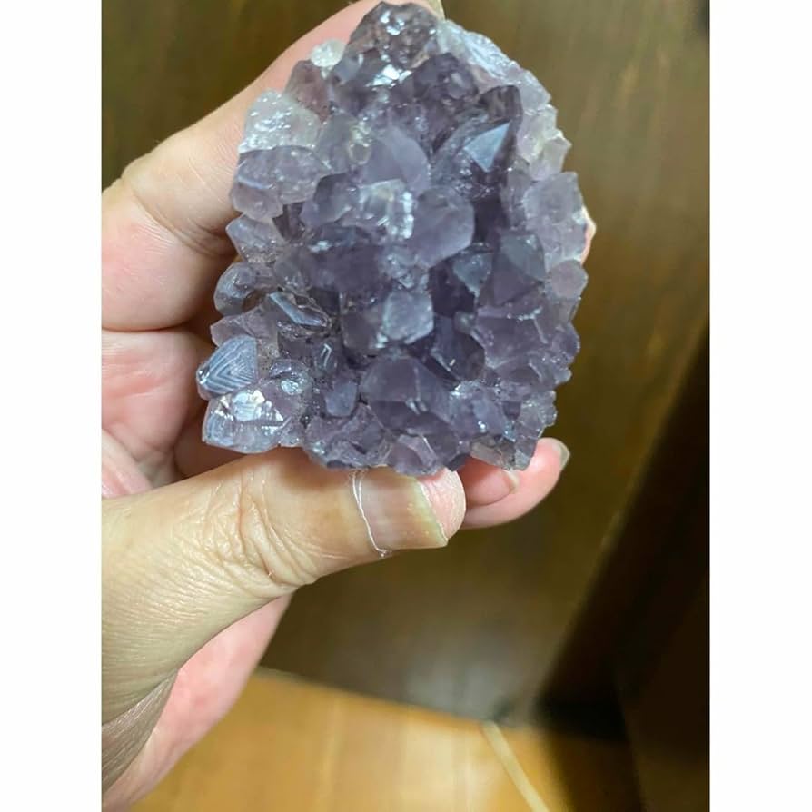 レア♡アメジストドームNo.1340 天使の指紋付き レア♡アメジスト