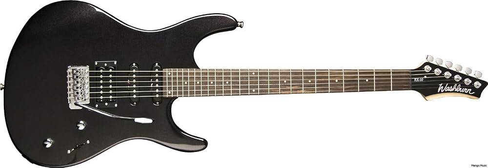 Washburn RX10-MB Metallic Electric Guitar - Black : Amazon.com.be