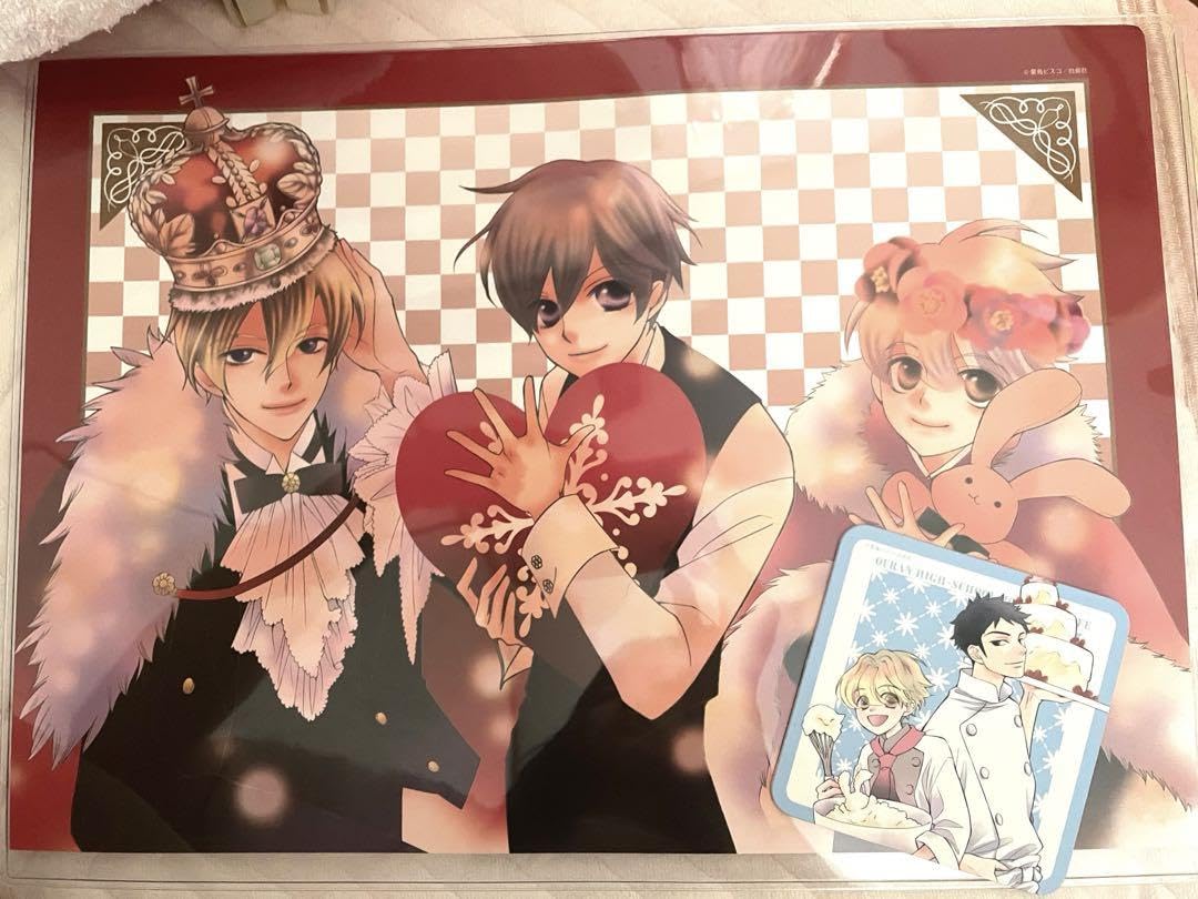 Amazon｜桜蘭高校ホスト部 コラボカフェ グッズ ランチョンマット