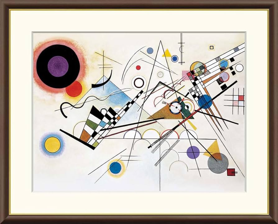 Amazon.co.jp: JHA 絵画 アート額絵 世界の名画 カンディンスキー