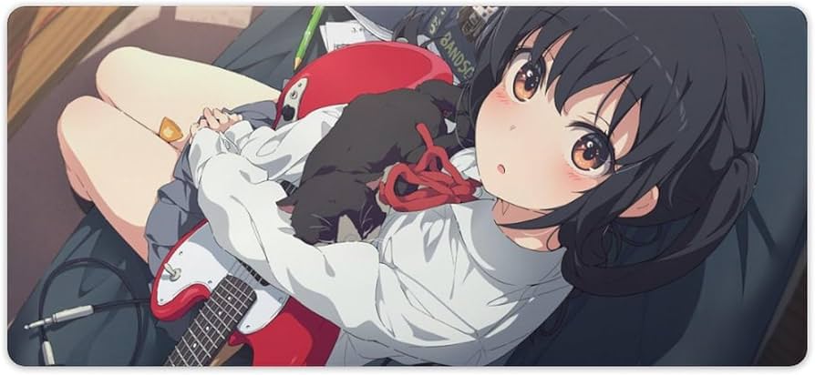 Amazon.co.jp: マウスパッド 可愛いアニメ柄 中野梓 あずにゃん けい