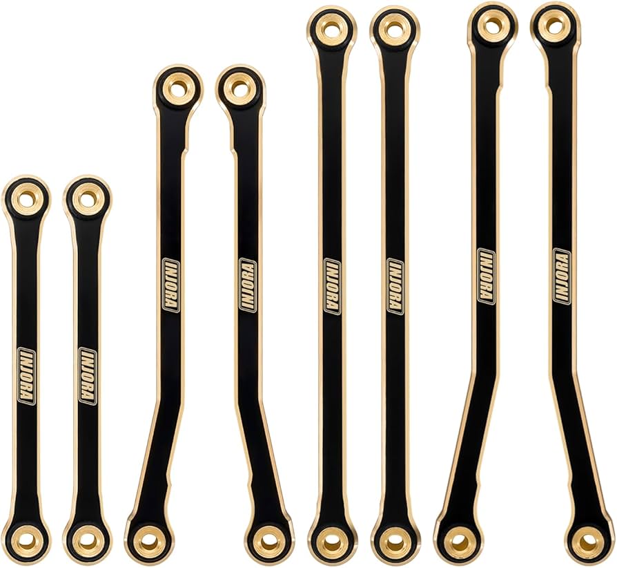 Amazon.com: INJORA Black Coating Brass High Clearance Chassis