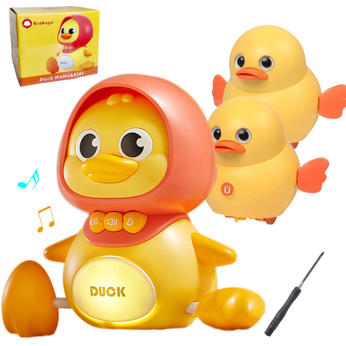 Amazon.co.jp: KeyAngel アヒル親子 赤ちゃん おもちゃ 0歳 ベビー