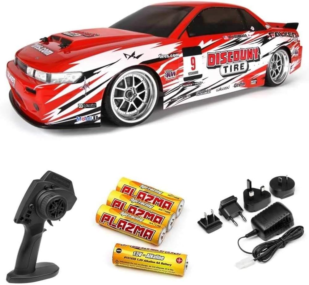 HPI E10 Drift 1/10 RTR Car Discount Tire/Falken Nissan S13 Body
