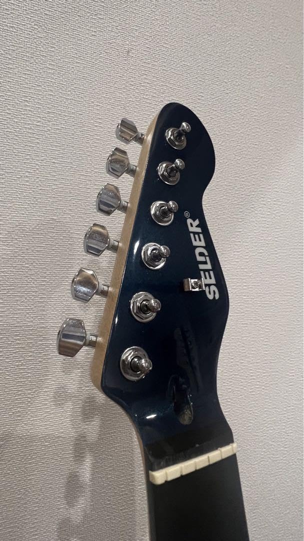Amazon.co.jp: SELDER エレキギター ネイビー ピック、アンプ