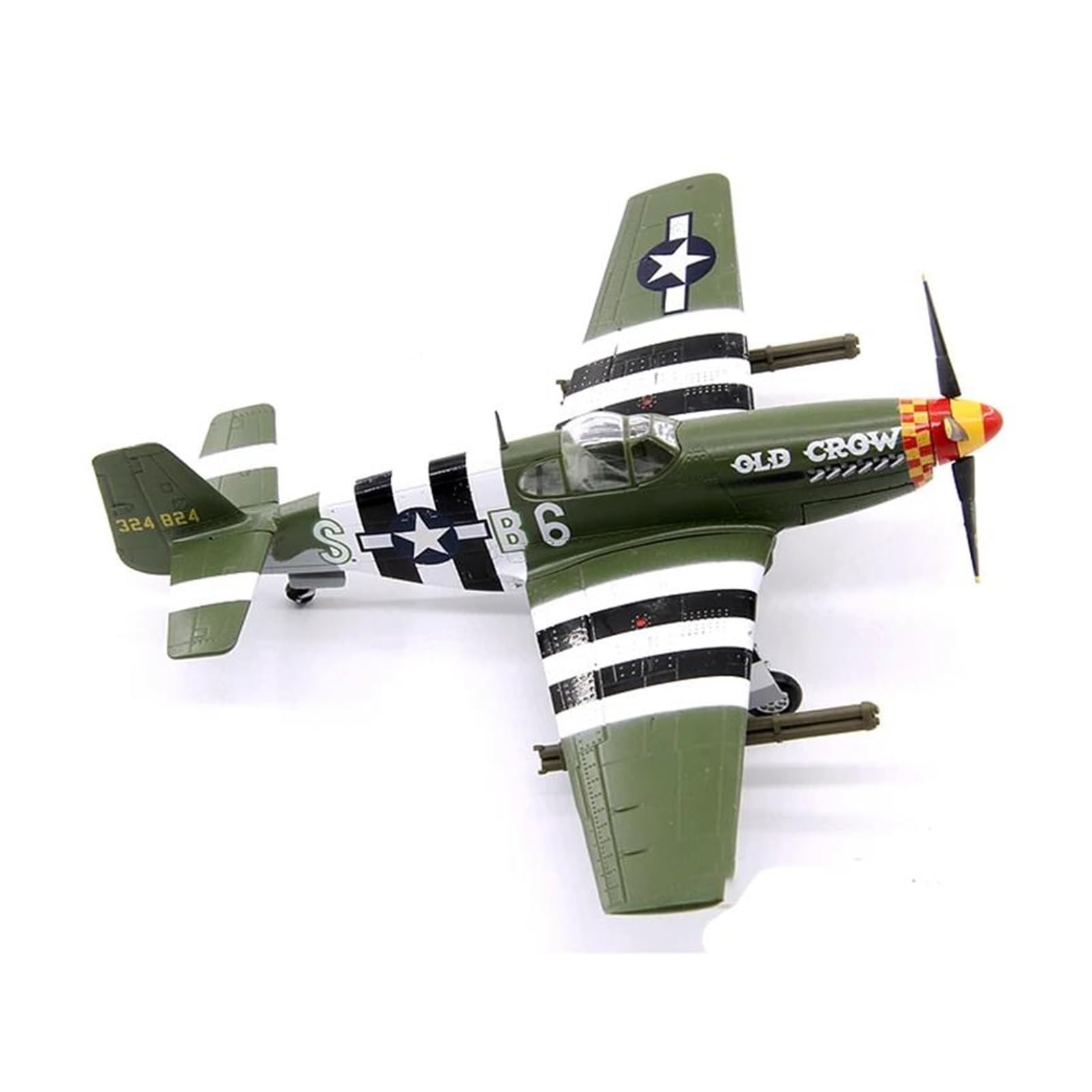 Amazon.co.jp: 航空機 アメリカ P-51B マスタング戦闘機 P51 モデルお