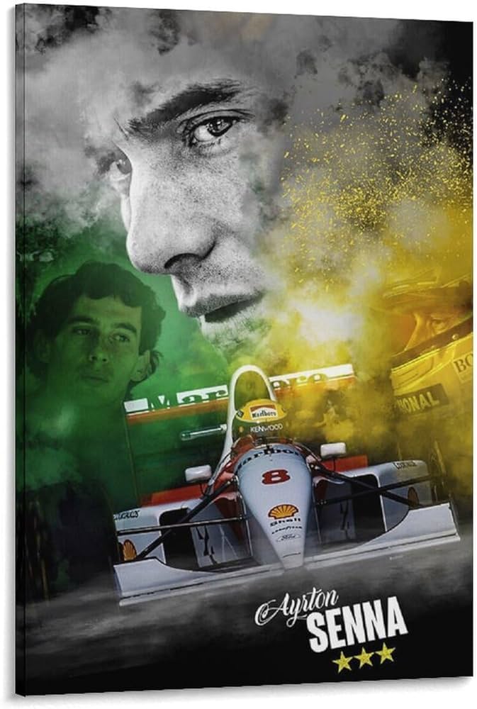 Amazon.co.jp: アイルトンセナ ポスター Ayrton Senna 壁飾り