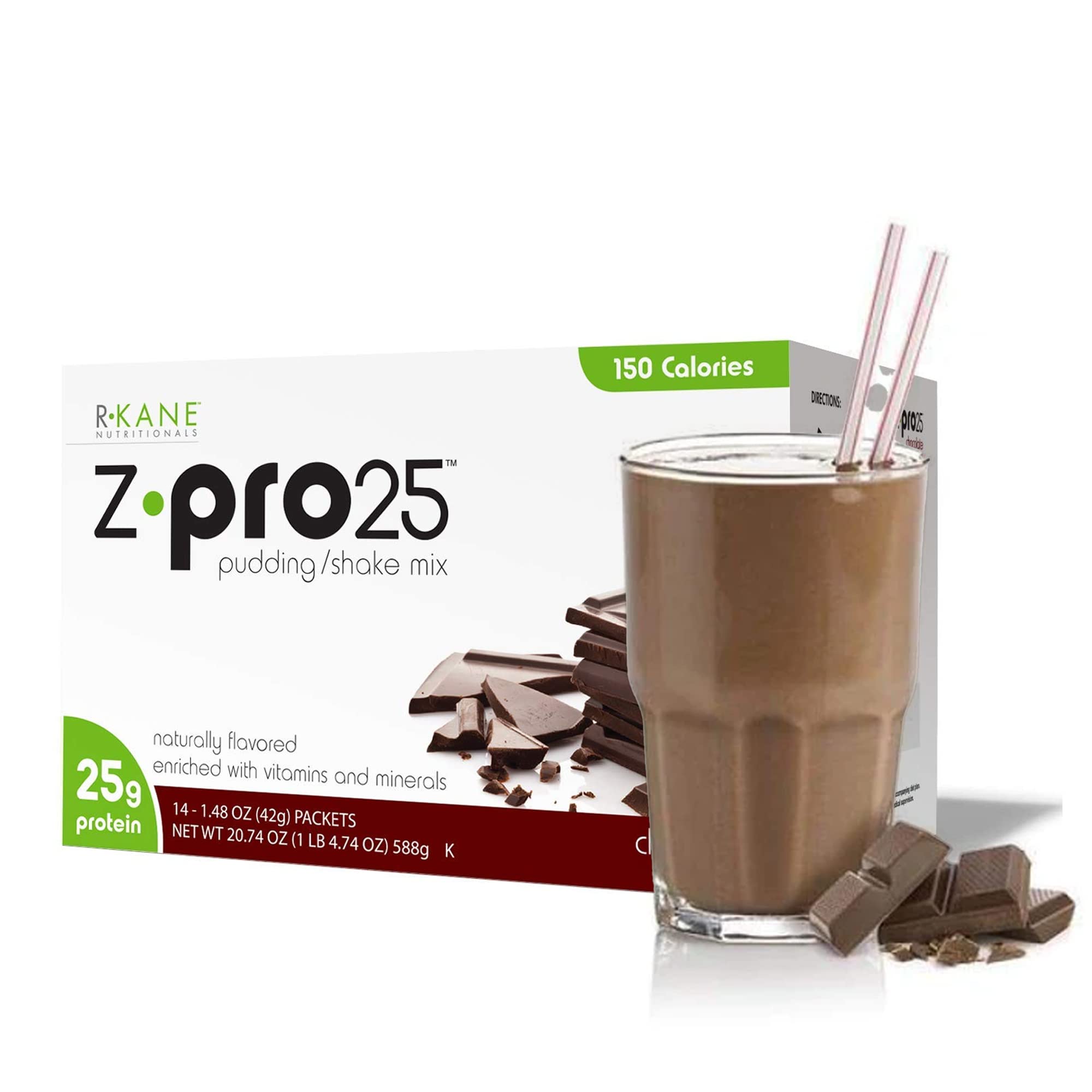 Amazon.com: R-Kane Z-Pro 25 Protein Shakes: High Protein Chocolate