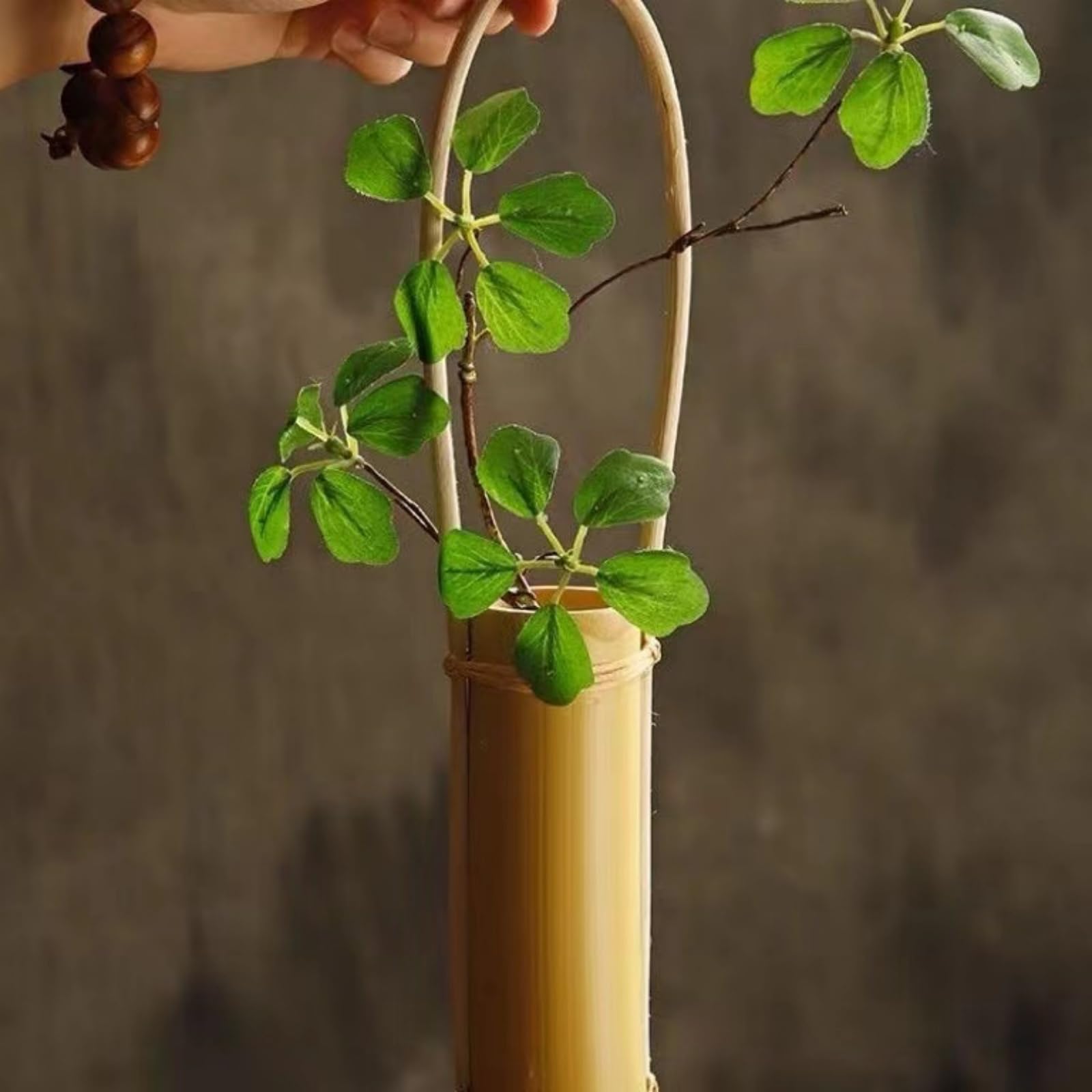 Amazon.co.jp: Warayumi 竹 造花 花器 花瓶 竹器 竹生け花 竹製品