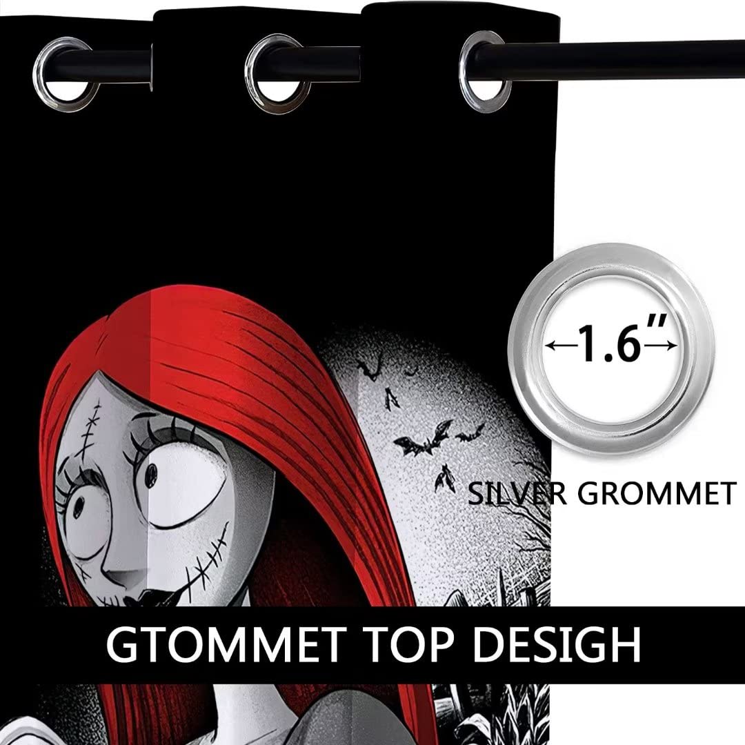 Amazon｜ARDORN ナイトメア クリスマス 遮光カーテン 女の子 男の子