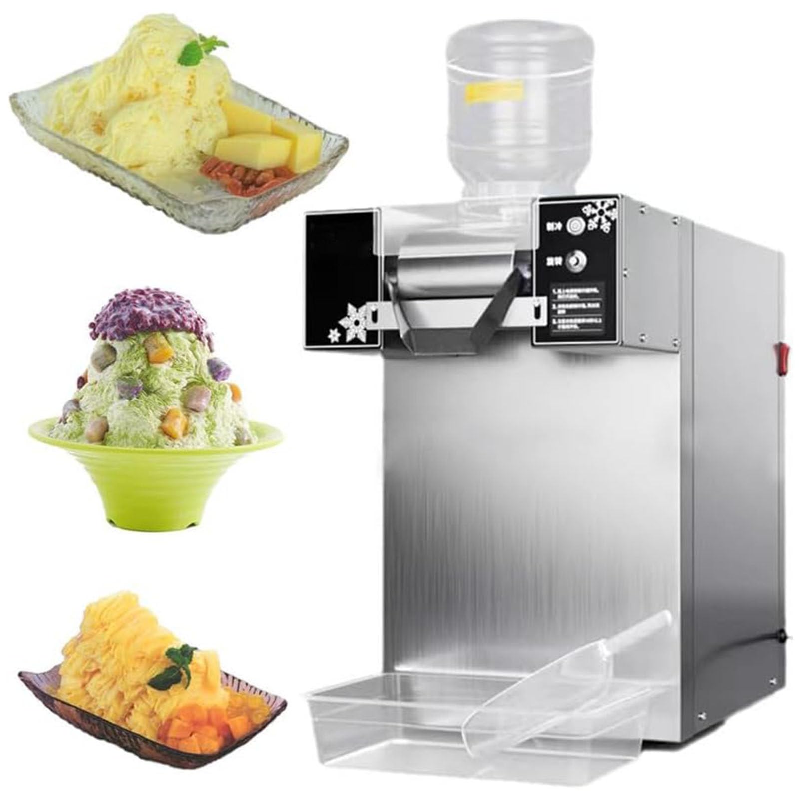 Amazon.co.jp: 韓国のスノーフレーク製氷機 業務用アイスクリーム