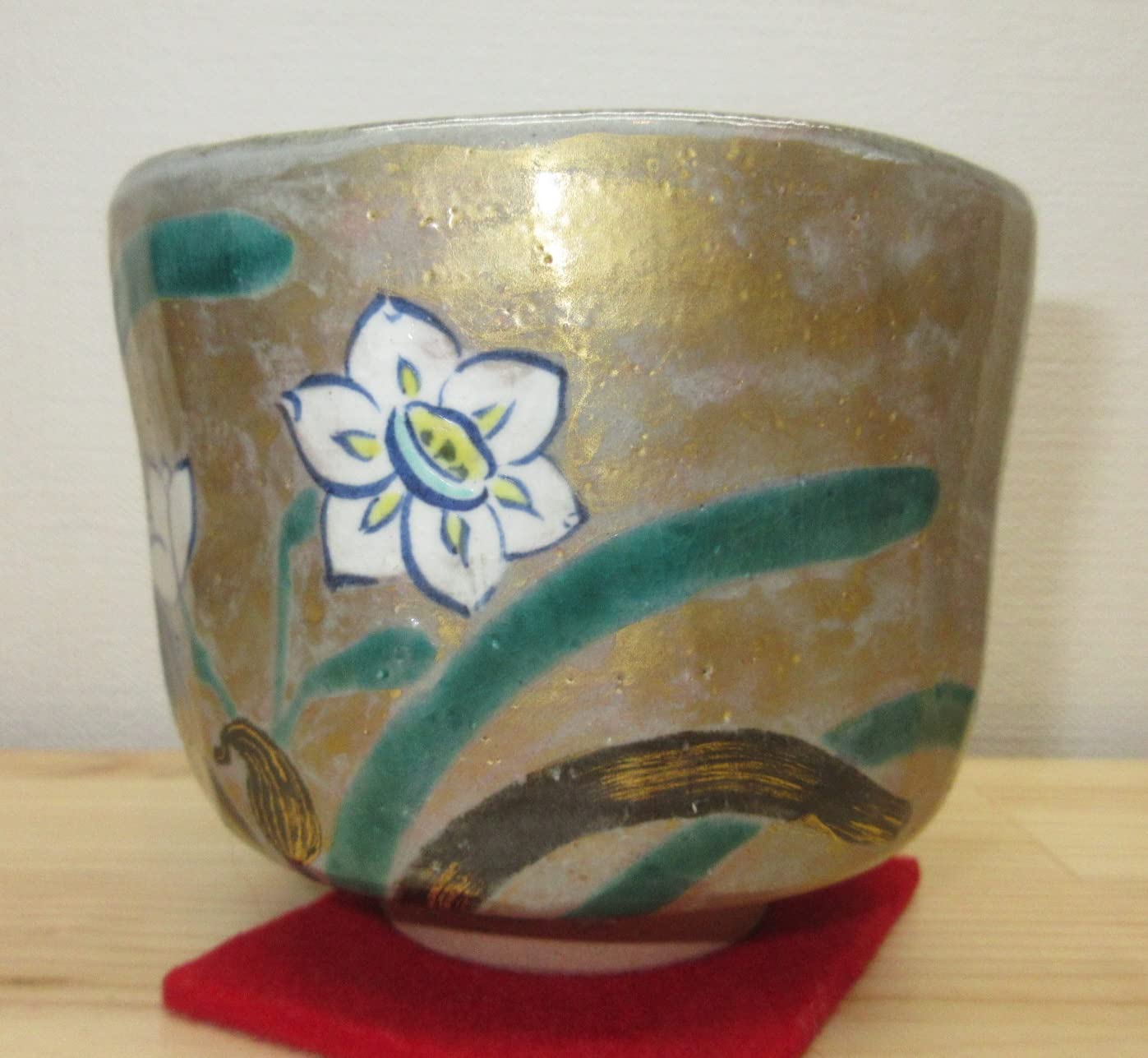 Amazon | 【逢絢亭】茶道具 茶碗 抹茶茶碗 京焼 乾山写 水仙の図 永楽