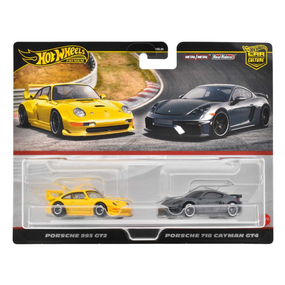 Amazon | ホットウィール(Hot Wheels) プレミアム 2パック ポルシェ