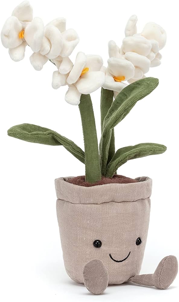 Amazon.co.jp: Jellycat Amuseables クリームランフラワープラント