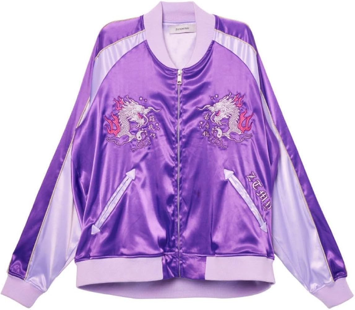Amazon.co.jp: ずとまよ 香辛龍 Purple スカジャン XL OKQR : ホビー