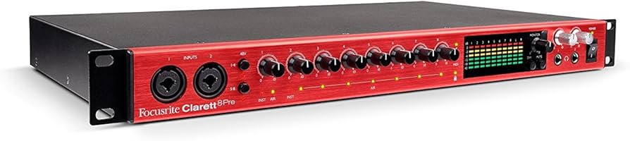 Amazon.co.jp: Focusrite Clarett 8PRE USB : 楽器・音響機器