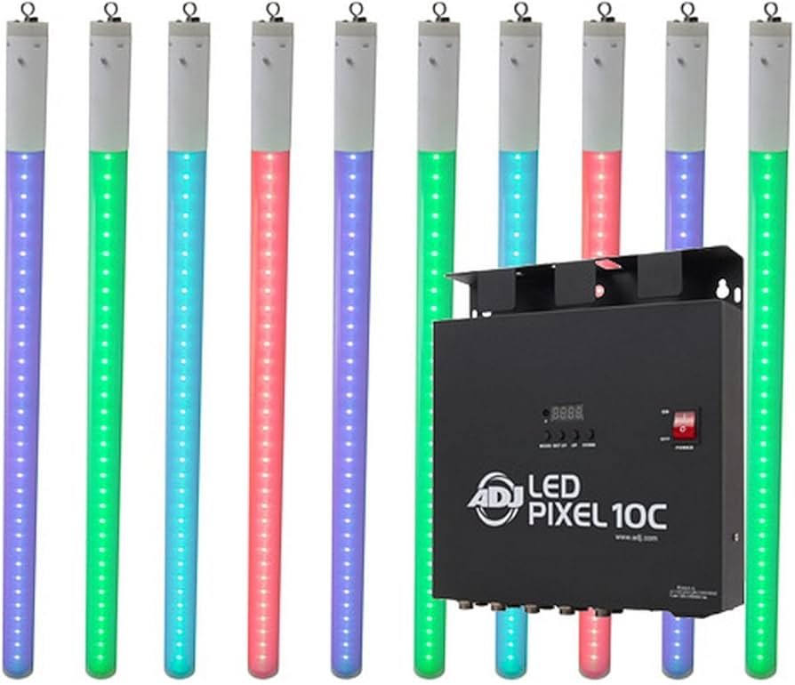 Amazon.com: American DJ LED Pixel Tube 360 System (10) : Musical