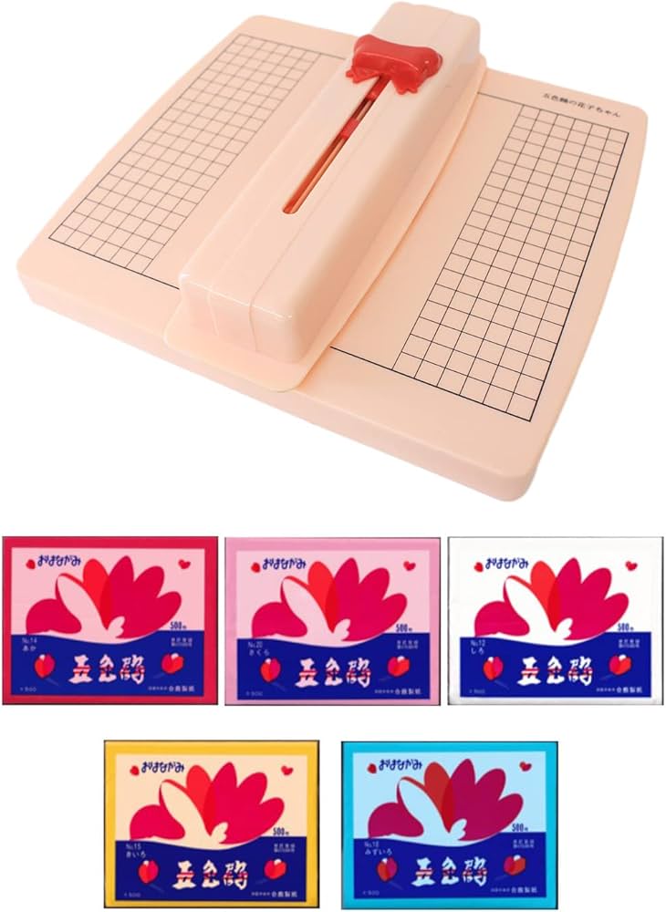 Amazon.co.jp: 五色鶴の花子ちゃん本体とお花がみ5色各500枚入りセット