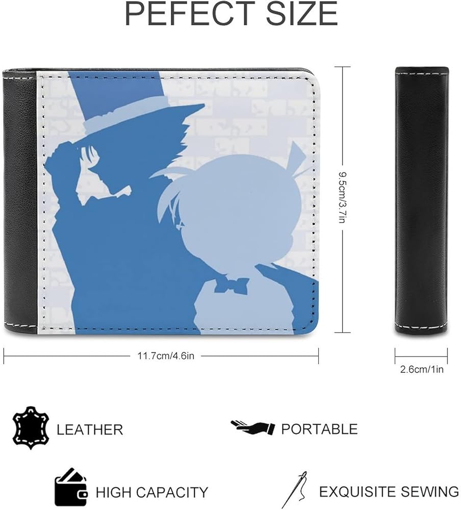 Amazon | [Aikoyo] 名探偵こなん 怪盗キッド 黒羽快斗 財布 メンズ 二