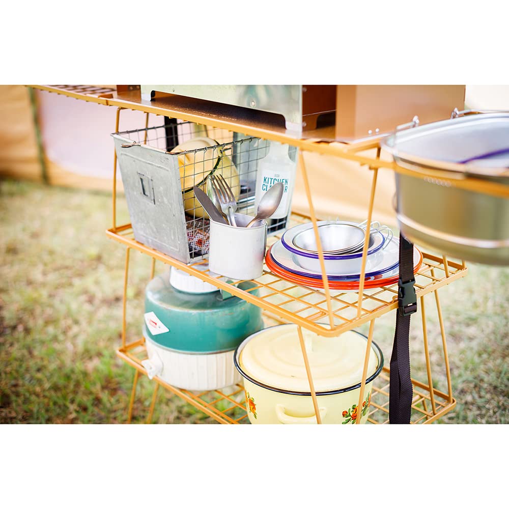 Amazon | テンマクデザイン フィールドキッチンラック フルセット