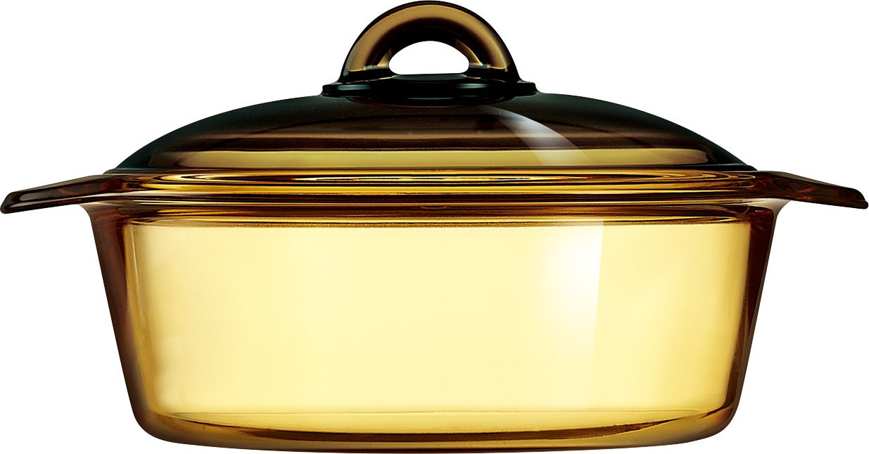 Amazon｜リュミナルク 両手鍋 ガラス ヴィトロ ブルーミング アンバー