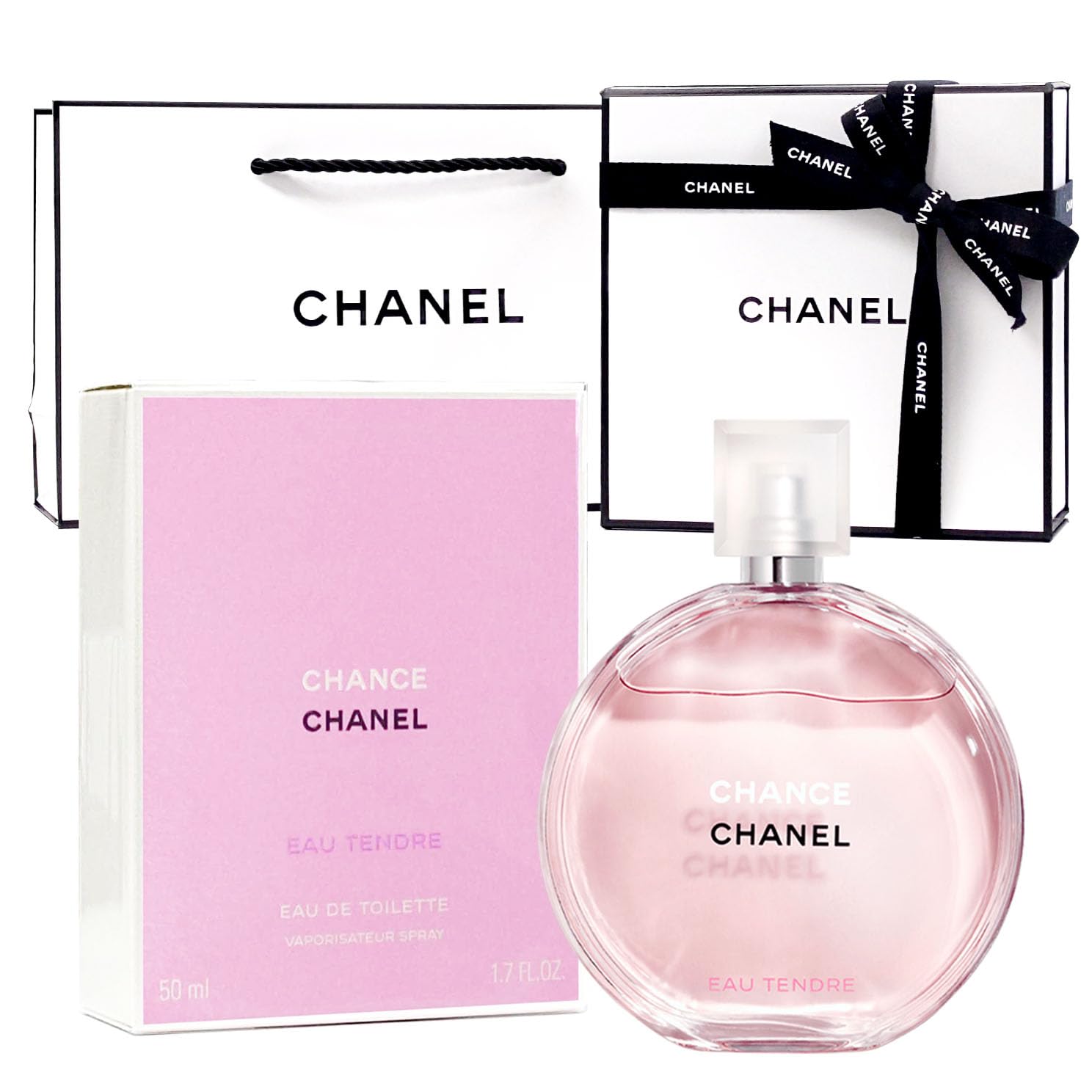 Amazon.co.jp: CHANEL Chance Eau Tendure Eau De Toilette EDT 1.7 fl