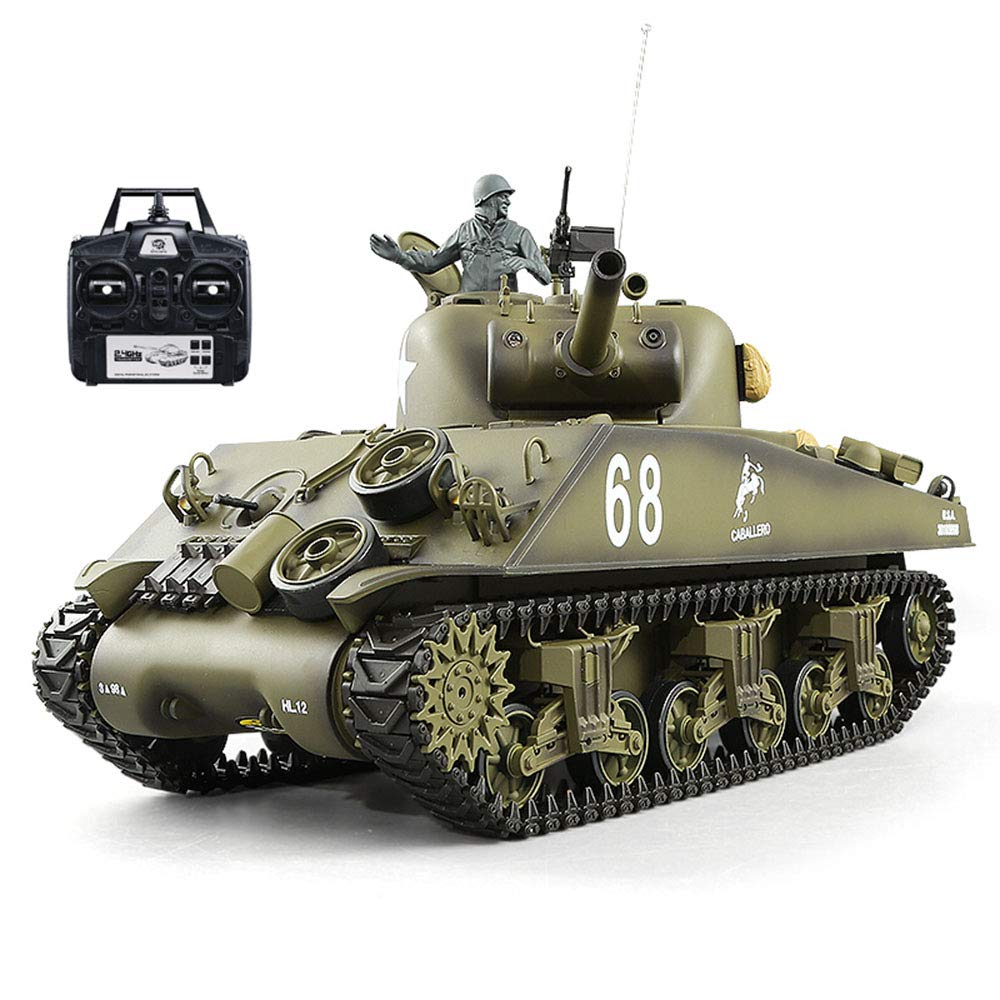 Amazon.co.jp: 最新7.0 ver 戦車 ラジコン米陸軍シャーマンM4A3中戦車