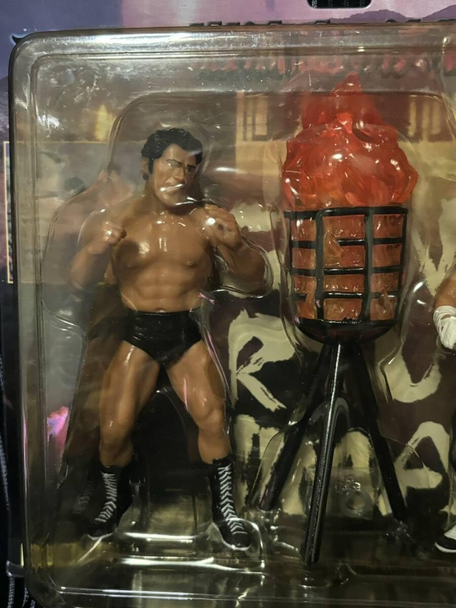 Amazon.co.jp: アントニオ猪木 マサ斎藤 巌流島の決戦 ソフビ 新日本