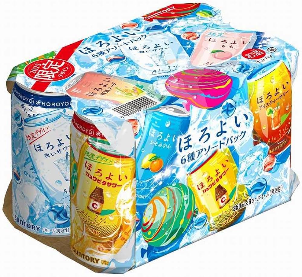 Amazon.co.jp: サントリー ほろよい 6缶アソート×2パック （350mlx12