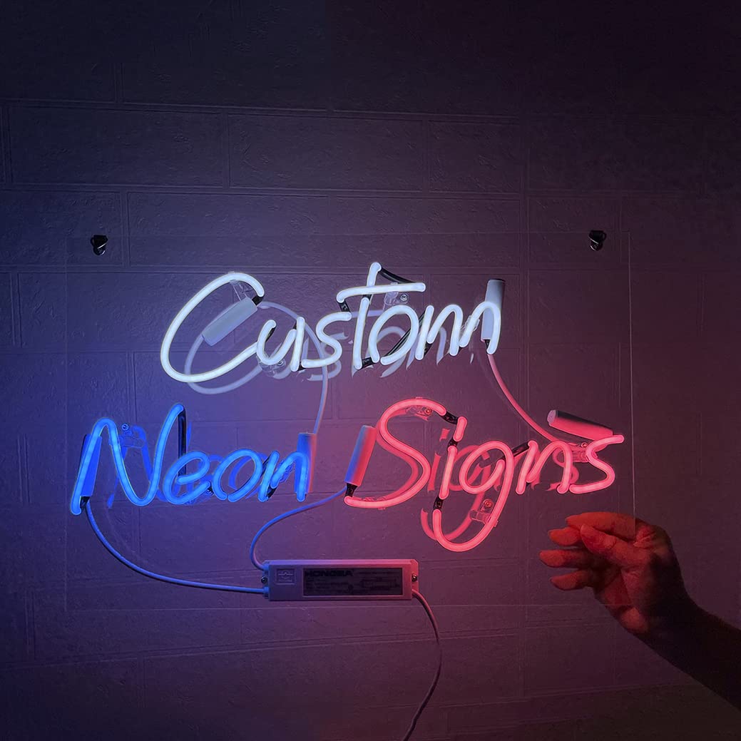 Amazon | カスタマイズされたガラス管ネオンサイン,100％手で曲げ