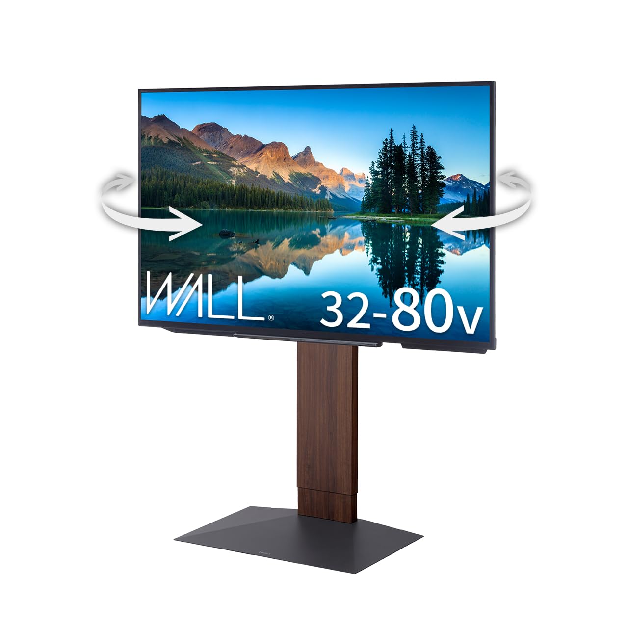 Amazon | WALL【 グッドデザイン賞受賞 】 V3 SW テレビスタンド 首