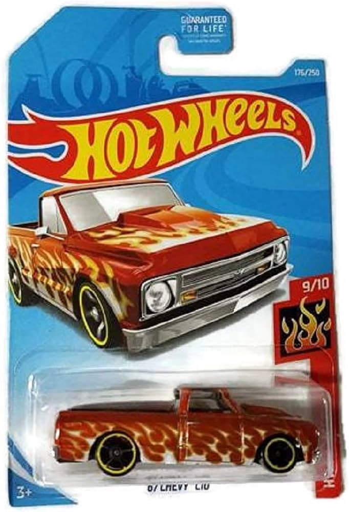 Amazon | Hot Wheels'67 Chevy C10 HW Flames 9/10 | ミニカー・ダイ