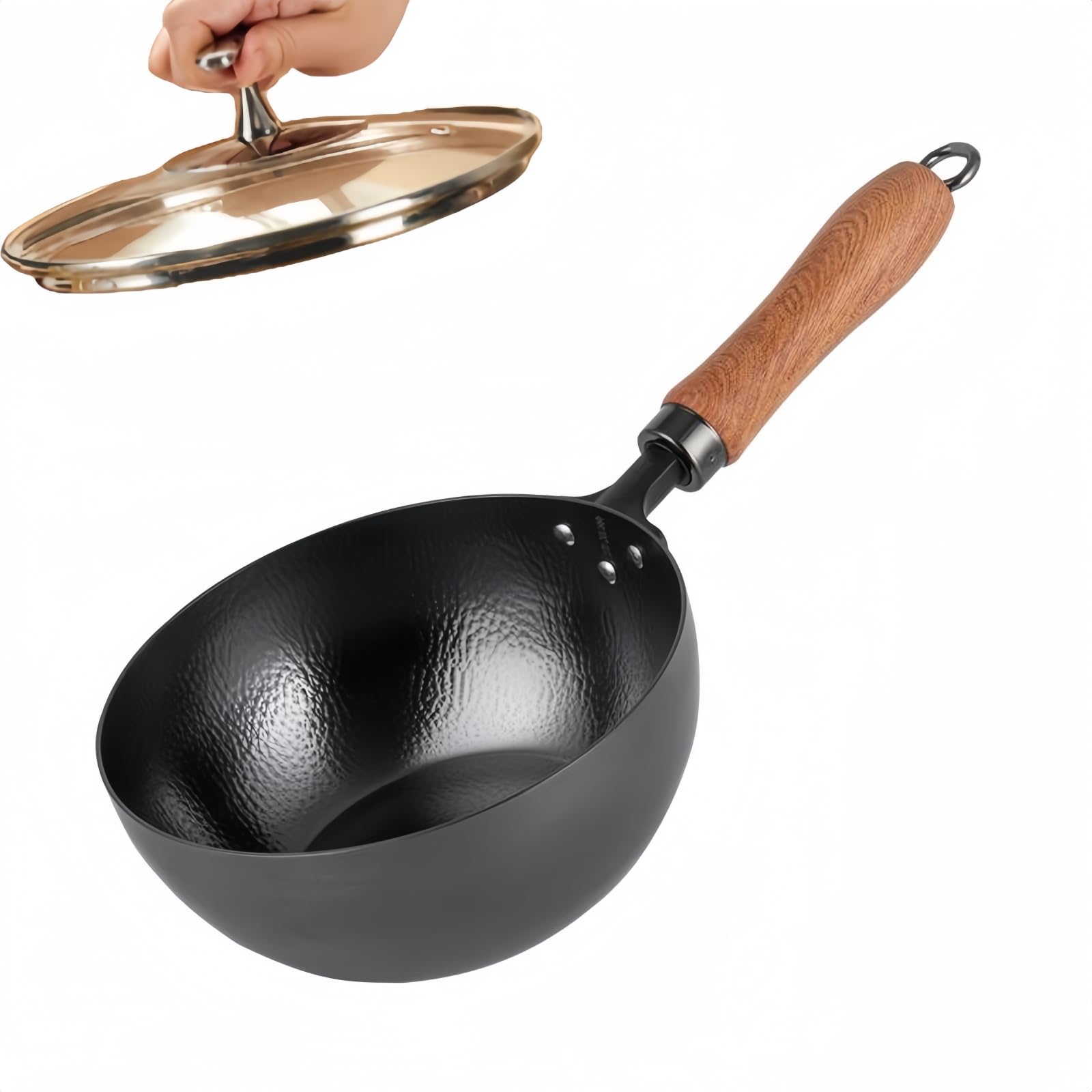 タッパーウェア22cmフライパン（ディープ）ガラス蓋付 タッパーウェア