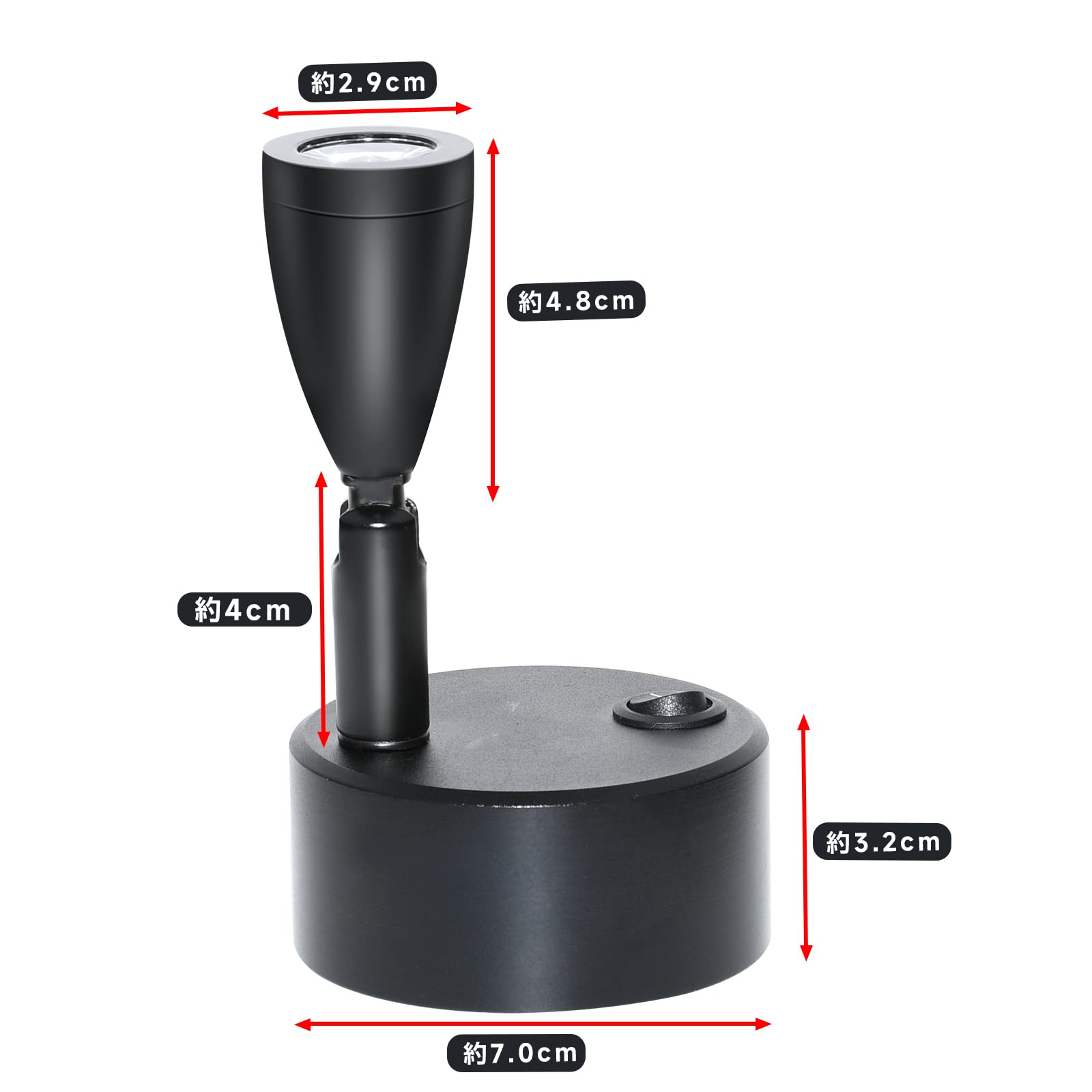 Amazon.co.jp : zmayastar 配線いらず 電池式 LEDスポットライト 2個