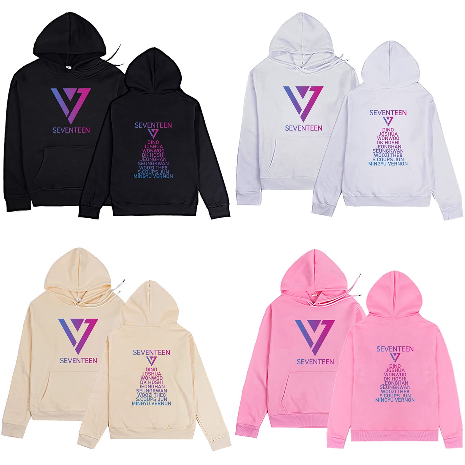 Amazon.co.jp: COOR SEVENTEENパーカー トレーナー長袖シャツ 応援品